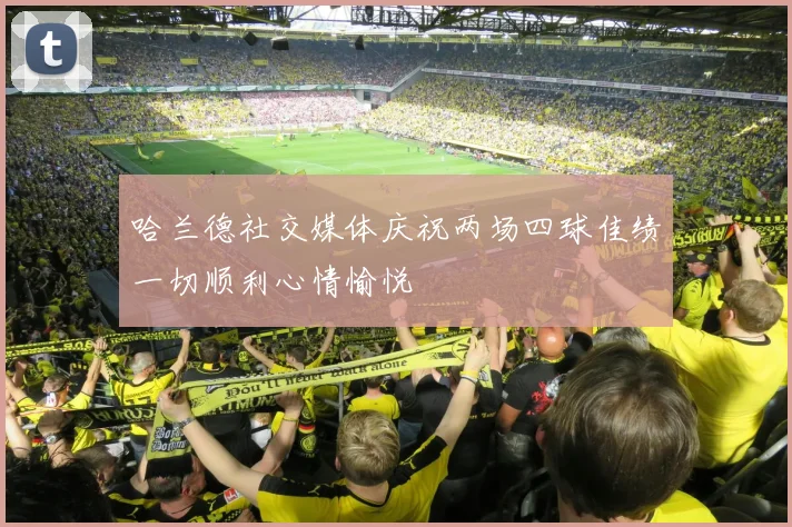 哈兰德社交媒体庆祝两场四球佳绩一切顺利心情愉悦